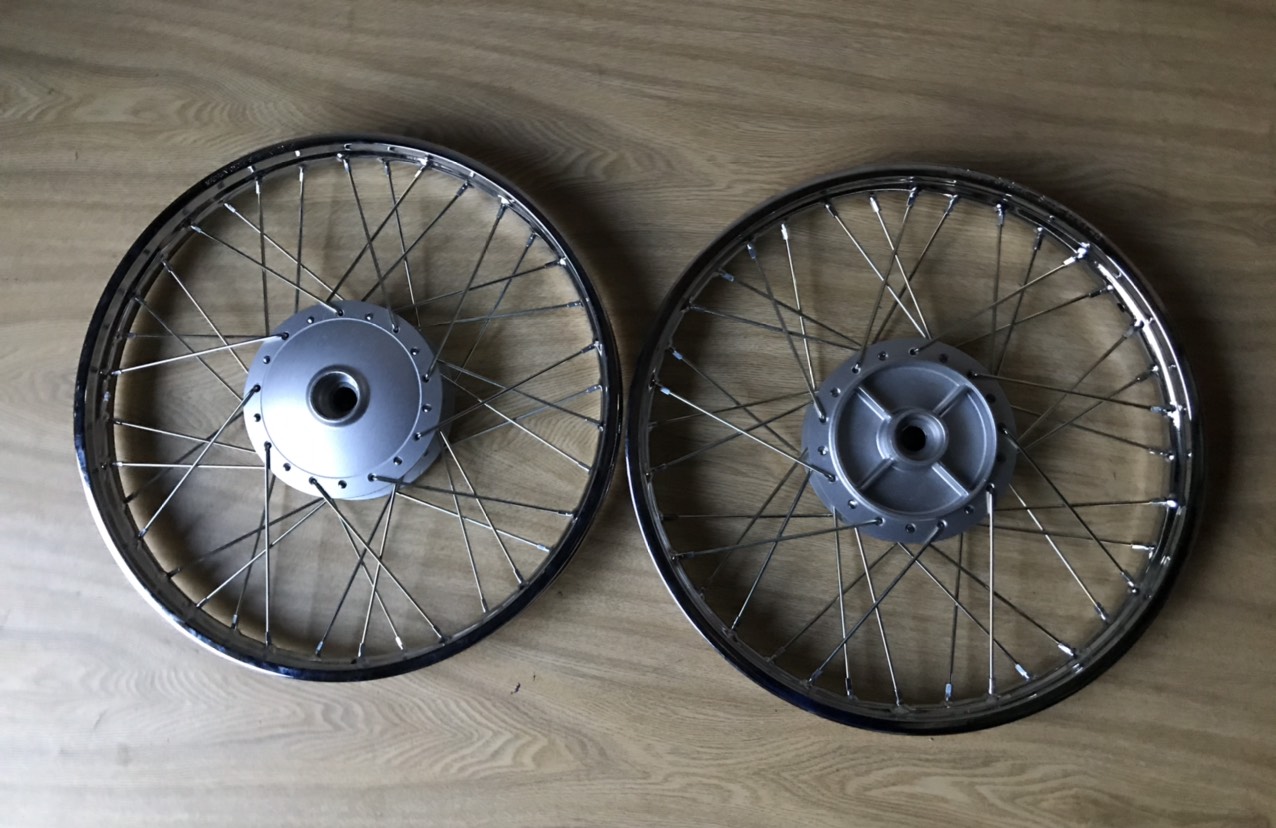 Căm đùm niềng-vành nan sắt đùm 110-phanh cơ ráp lên zin cho honda wave @ s rs rsx 110,blade 110,dream 110