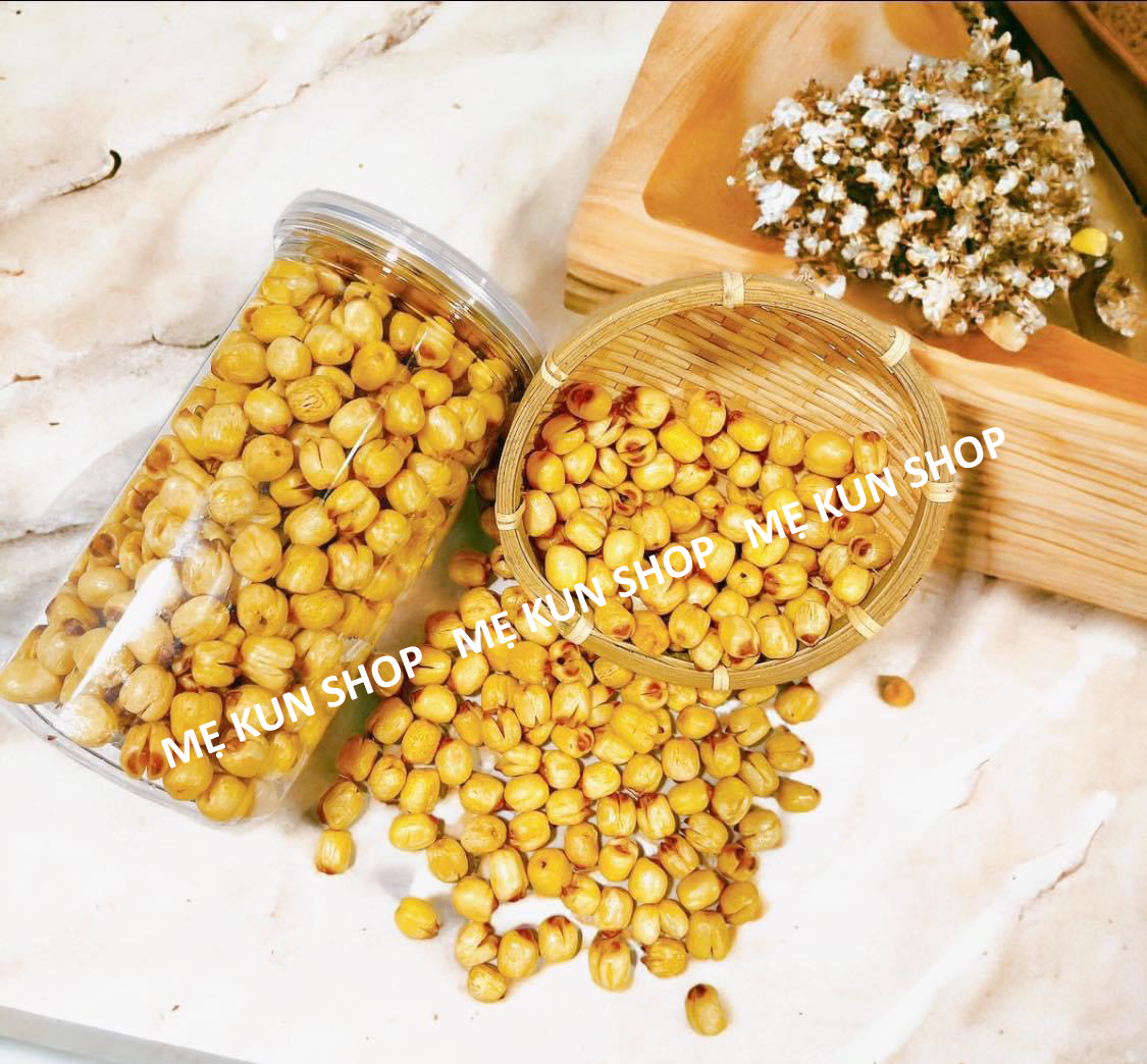 Hạt sen sấy giòn ăn liền không đường I long nhãn ôm sen không đường