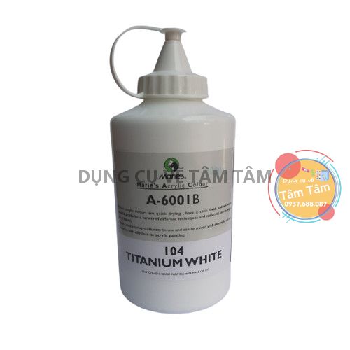 Màu acrylic Maries bình bóp 1000ml, acrylic Marie's bình vòi-Dụng cụ vẽ Tâm Tâm