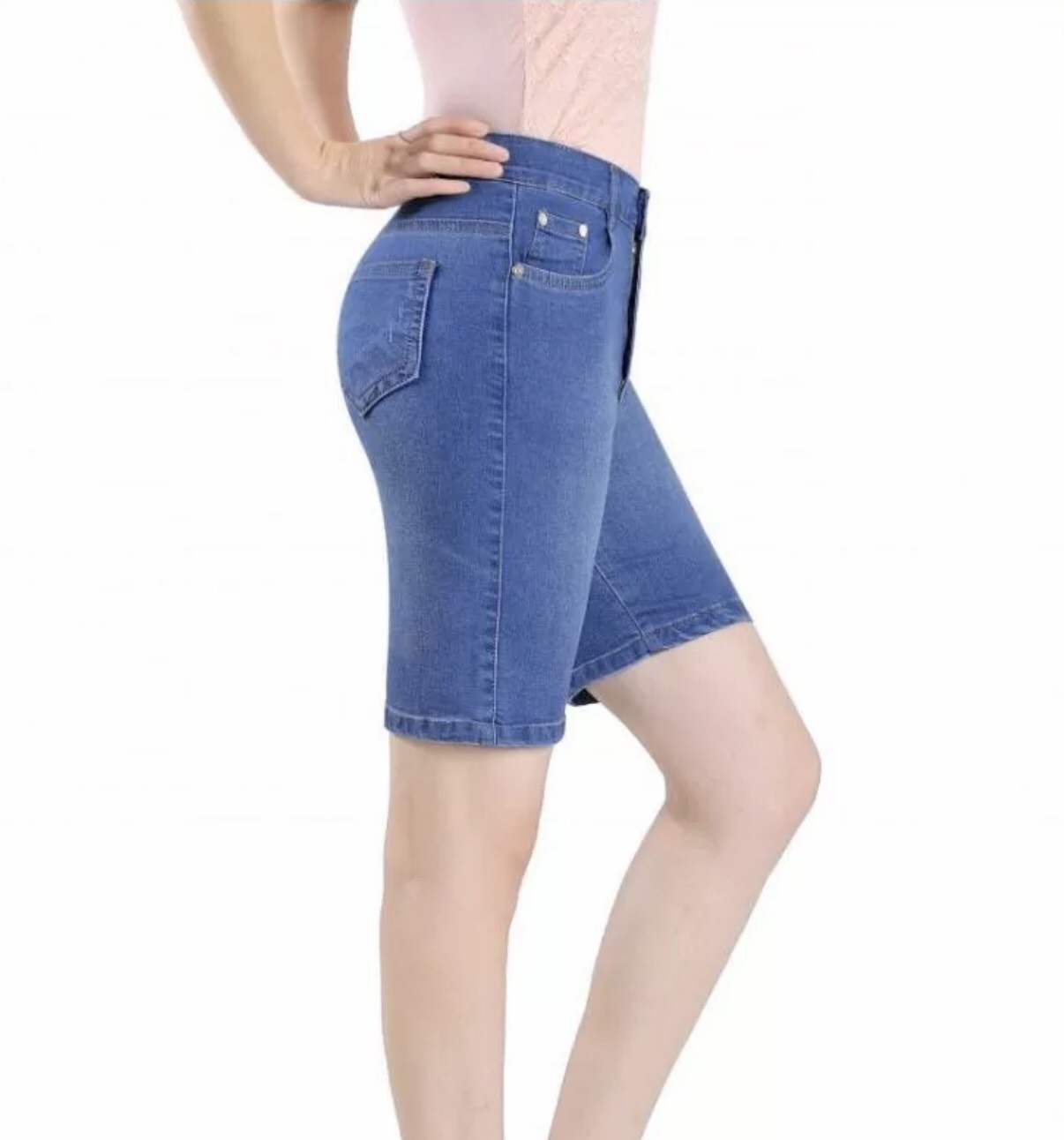 Quần jeans nữ ngố,quần jean nữ lửng co giãn tốt