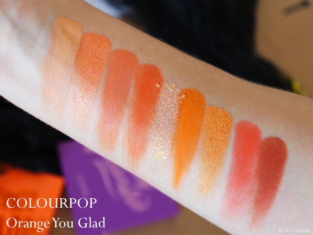 Bảng Phấn Mắt Colourpop Orange You Glad