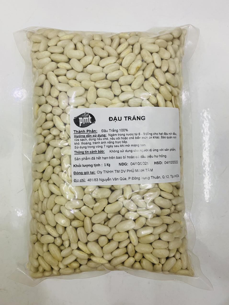 Đậu trắng Phú Minh Tâm (Túi 1kg)