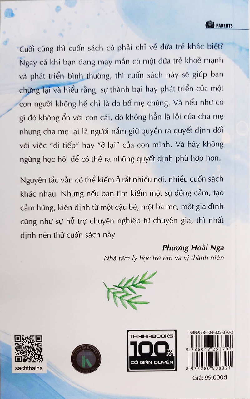 Sách nuôi dạy con - Con Tôi Khác Biệt