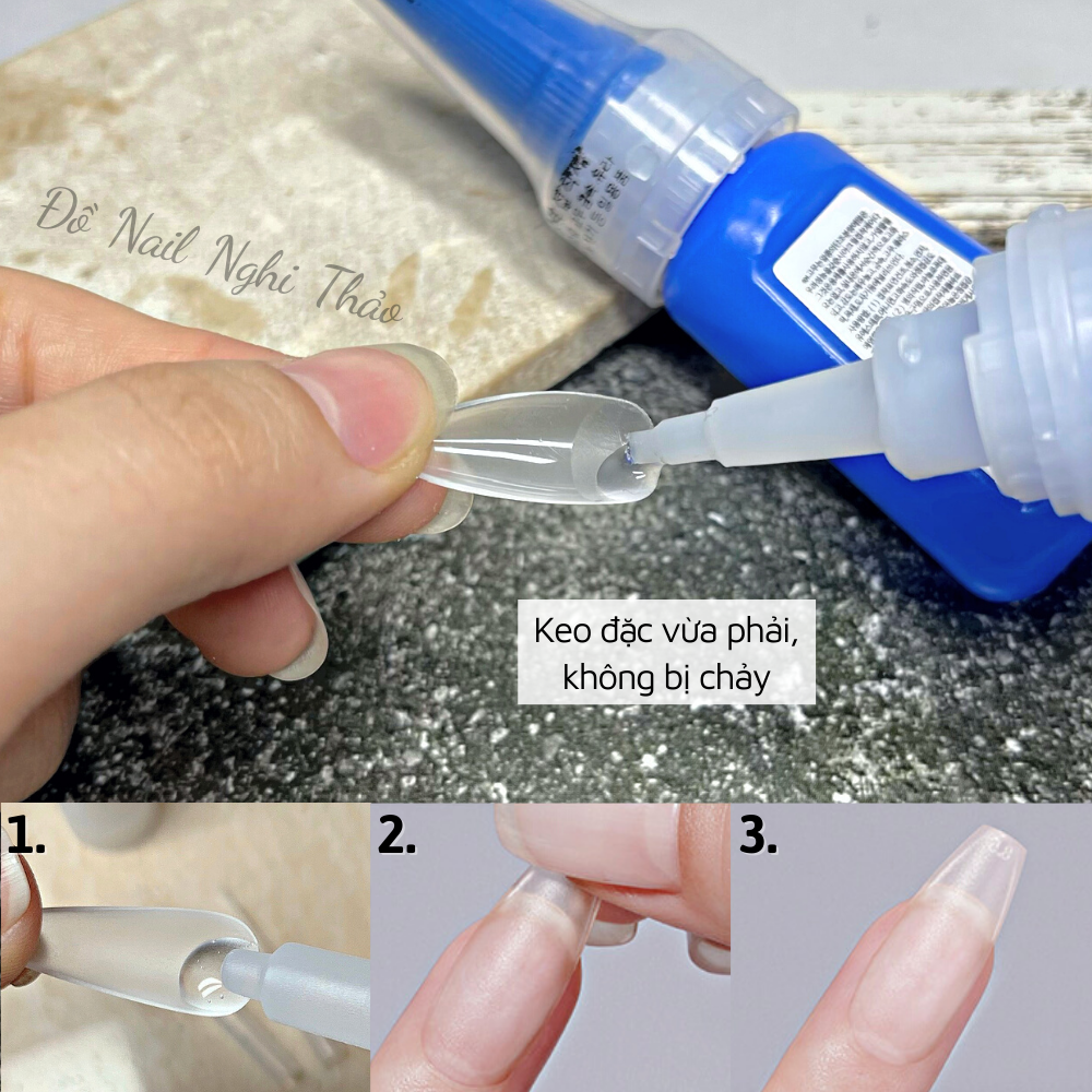 Keo 401 chính hãng  gắn móng siêu chắc 20g