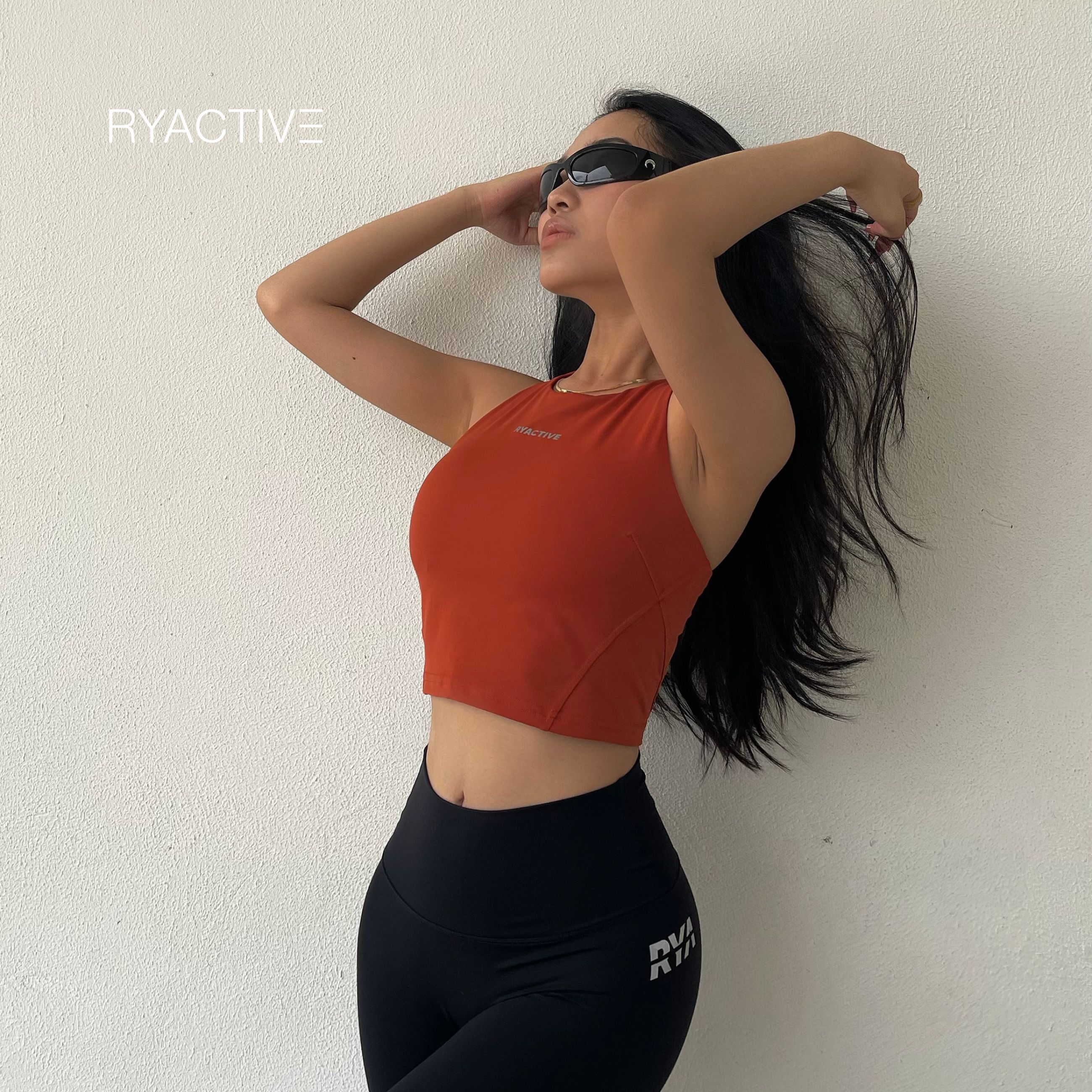 Áo ngực thể thao RYACTIVE -  SUPREME SPORTBRA Brick