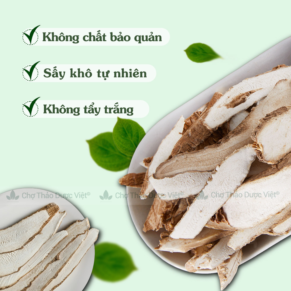 Bạch chỉ khô 1kg, thái lát mỏng, trắng, thơm, hỗ trợ sức khỏe - Chợ Thảo Dược Việt
