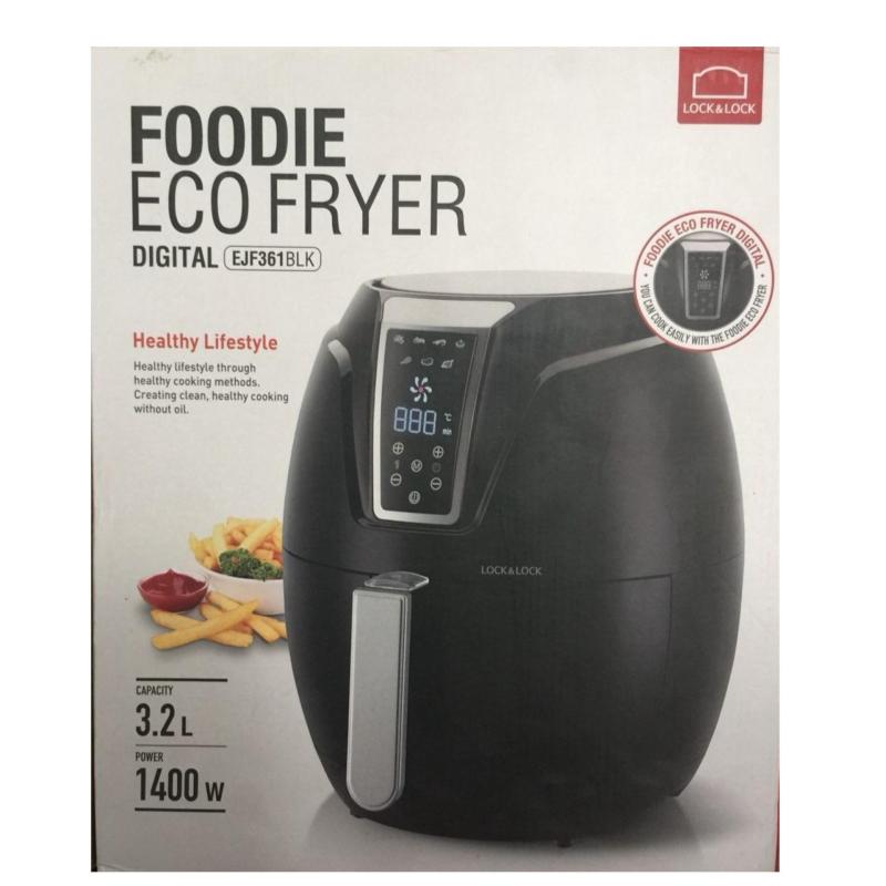Bảng giá NỒI CHIÊN KHÔNG DẦU ĐIỆN TỬ 3.2L LOCK&LOCK EJF361 CÔNG SUẤT 1400W MÀU ĐEN Điện máy Pico