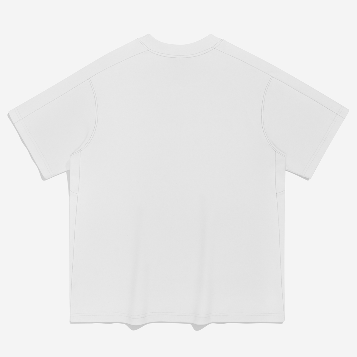 Áo thun raglan interlock Owlbrand AAO/ Trắng