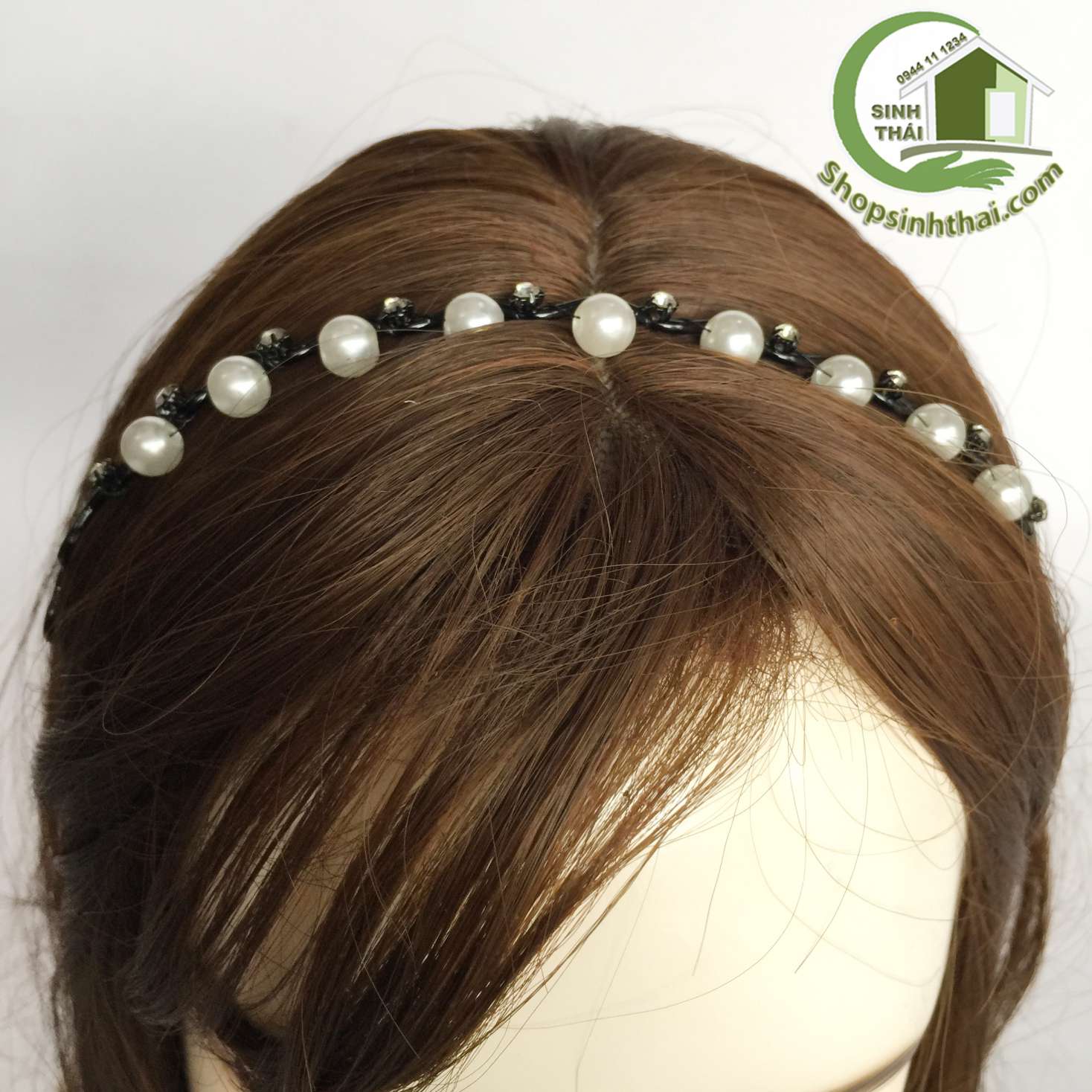 [HCM]Băng đô - bờm cài tóc lượn sóng đính ngọc trai