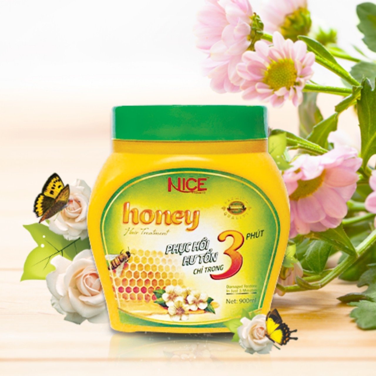 Hấp ủ tóc hương mật ong Nice 1000ml