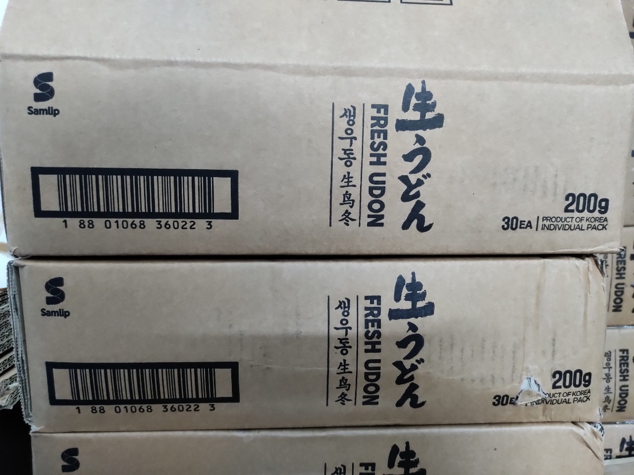 COMBO 1 THÙNG 30 GÓI MÌ UDON TƯƠI 200g - 삼립 생 우동