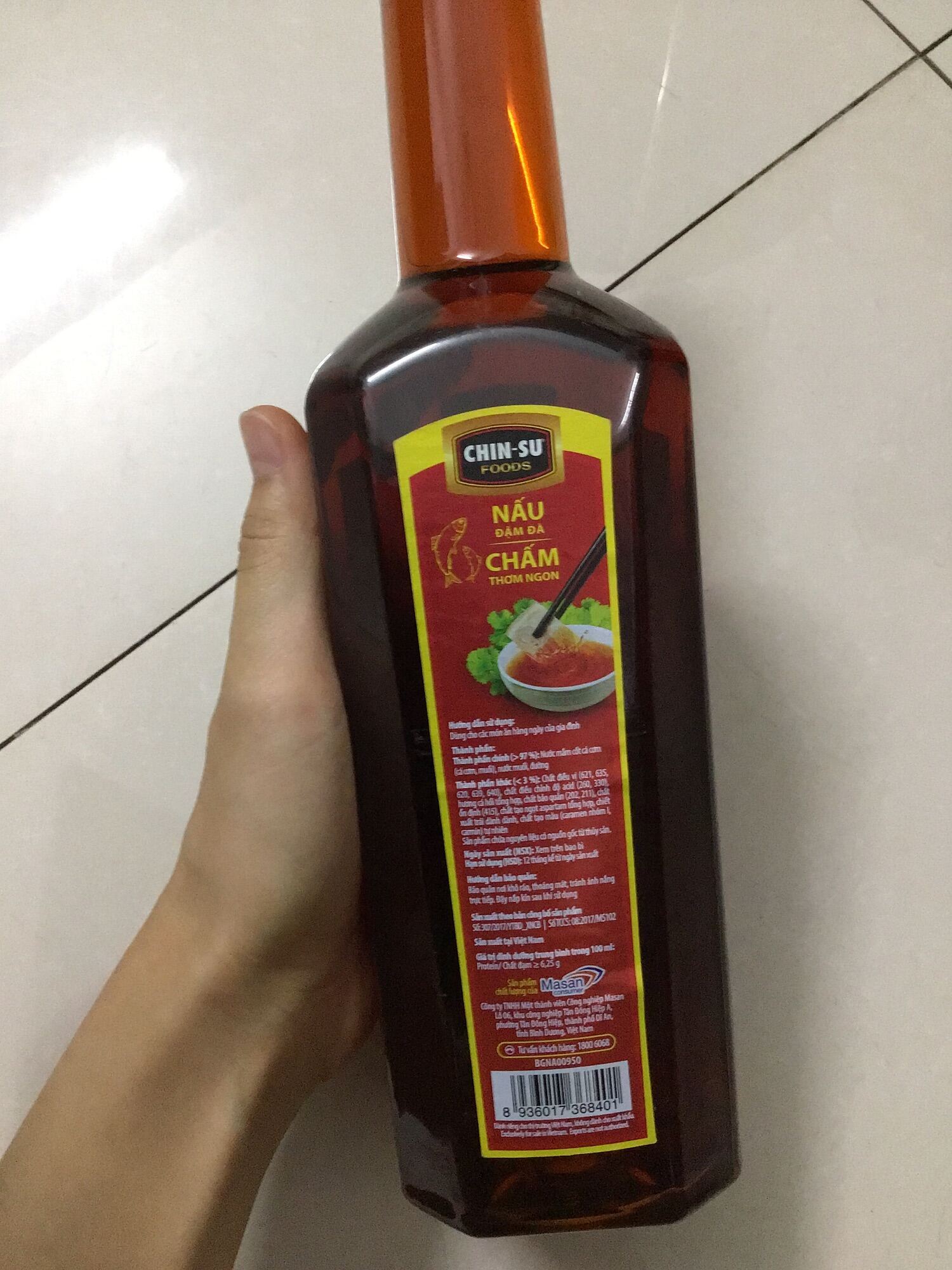 [Free Ship] - Nước mắm Nam Ngư chai 900ml