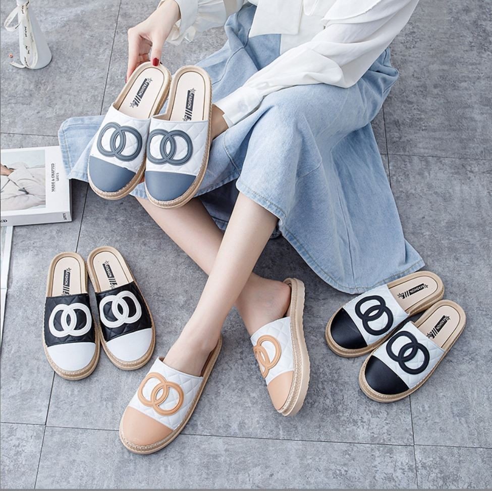 Dép sục nữ co đế bệt cao cấp 2 màu