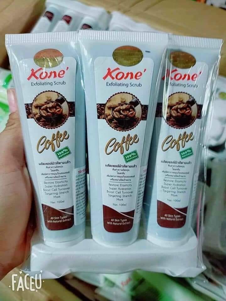 Tẩy tế bào chết Kone tinh chất Cà Phê