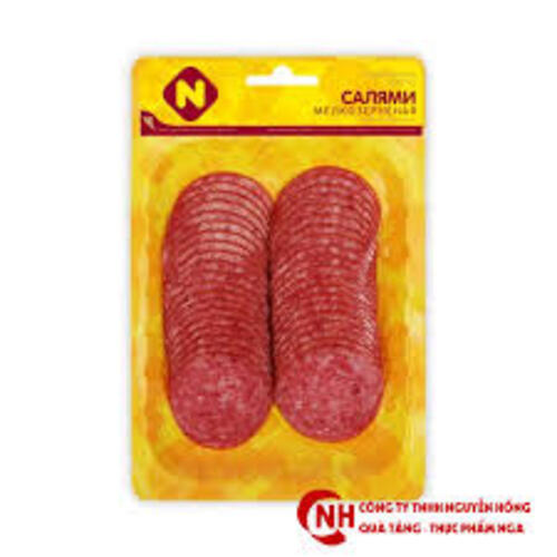 Salami Nga Thái Lát Vỉ Vàng Ostankino 120g - Nhập Khẩu Chính Ngạch ( bao bì mới )