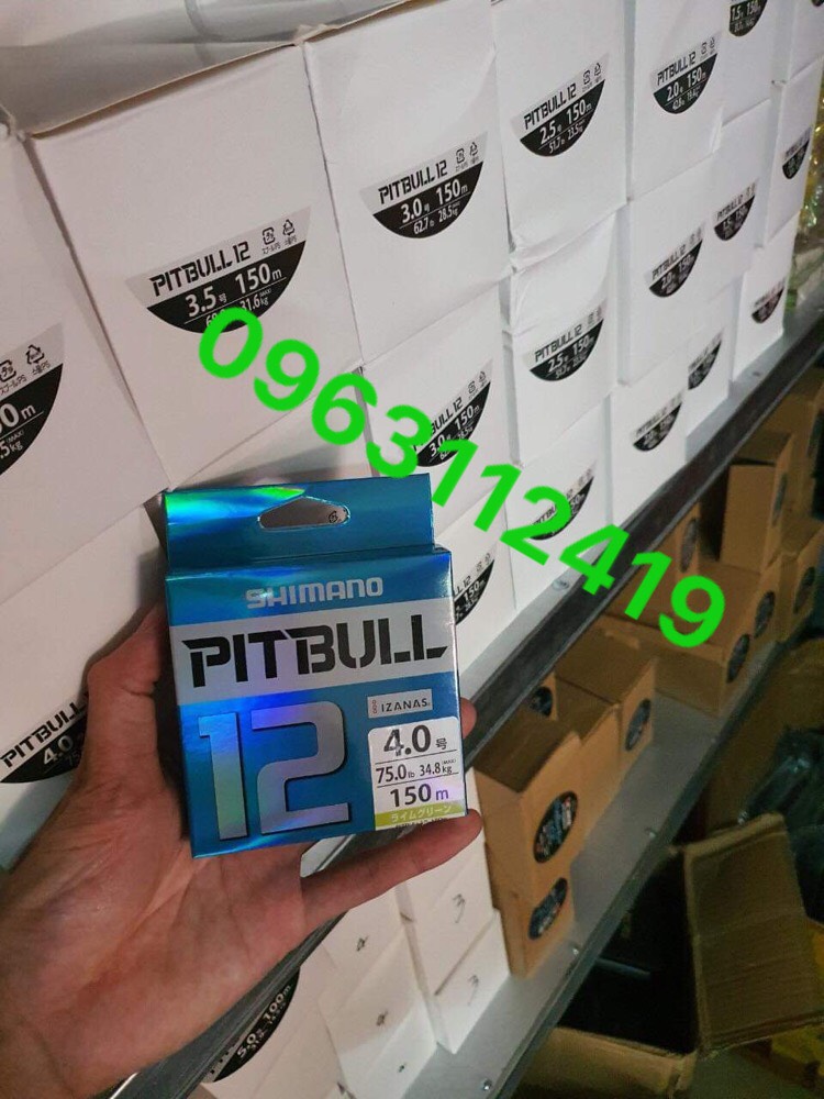 "Dây dù PE Pitbull X12 chính hãng 150m"