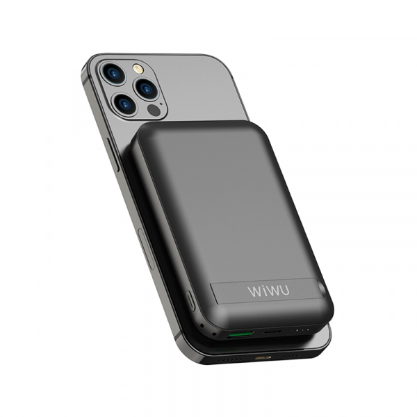 Pin dự phòng 10000mAh WiWU Snap Cube Magnetic Wireless Charging