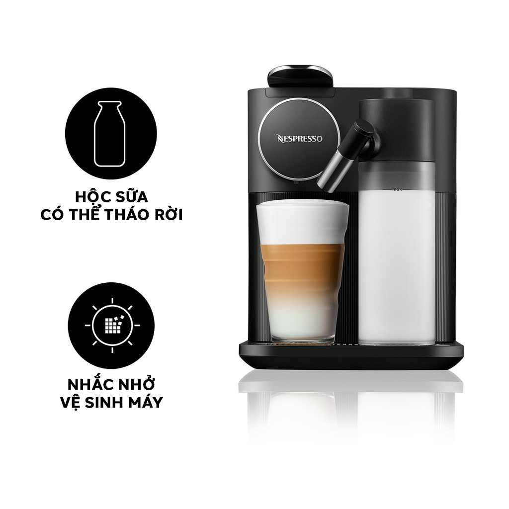 Máy pha cà phê viên nén Nespresso Gran Lattissima - Đen