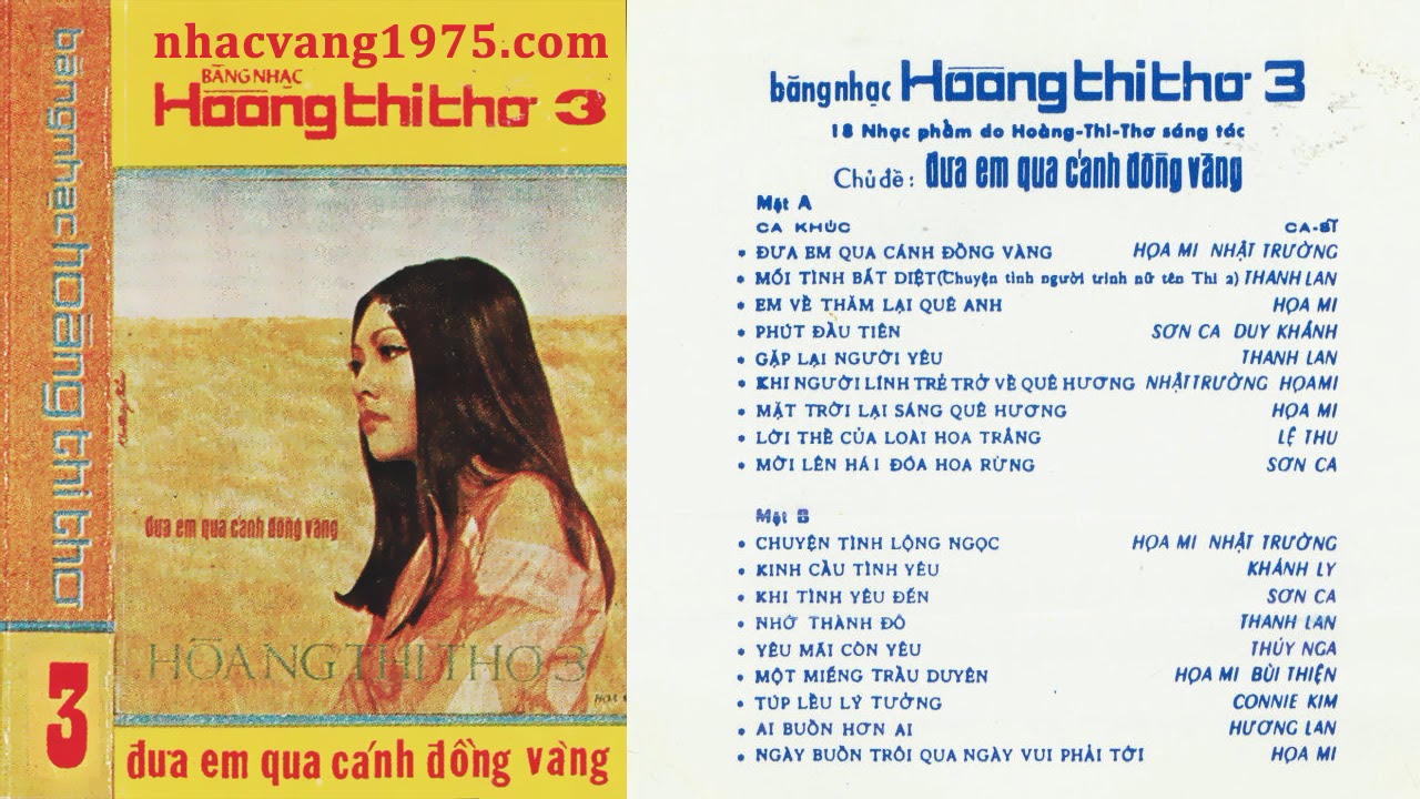 [MDCD] Bộ 4 Đĩa CD Hoàng Thi Thơ 2 và 3
