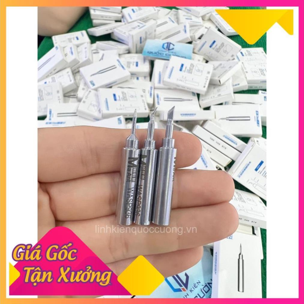 (sỉ lẻ) Mũi hàn 936 MaAnt cong - dao - thẳng (loại xịn) PGST2