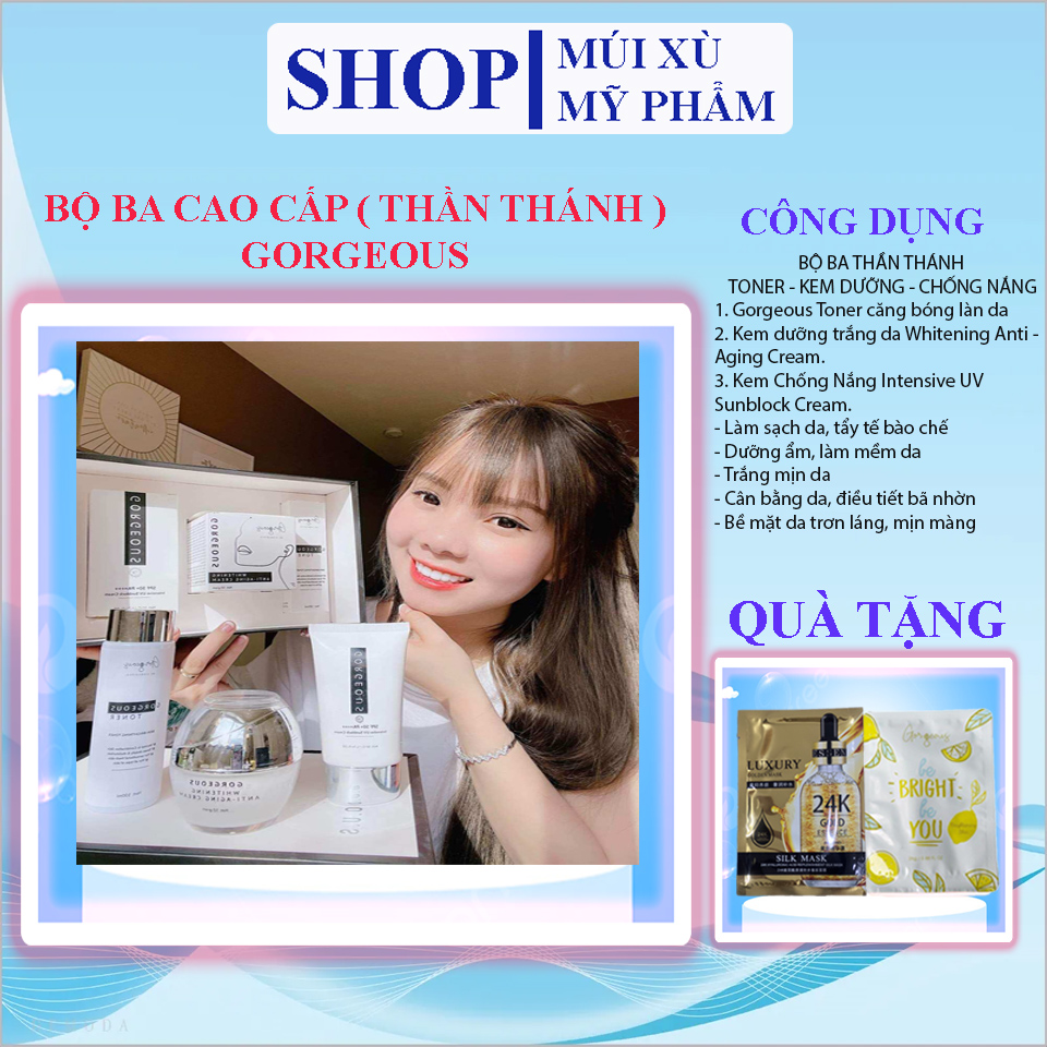 Bộ Ba Cao Cấp Múi Xù Chính Hãng
