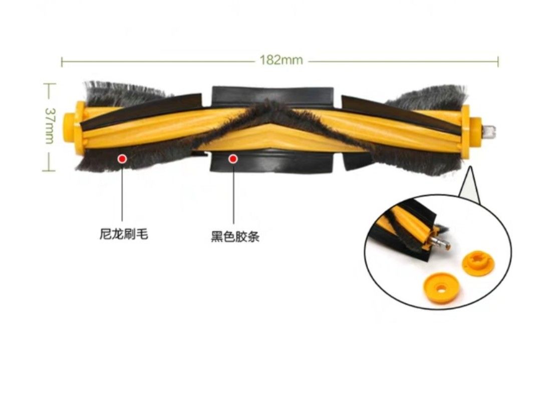 Combo khăn, lọc, chổi phụ kiện Robot hút bụi Deebot Ecovacs DN55/DN56/DN520/D36/DN33/DN320