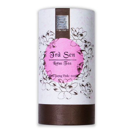 Lotus Tea Premium Paper Cans - Phuc Long Tea and Coffee
