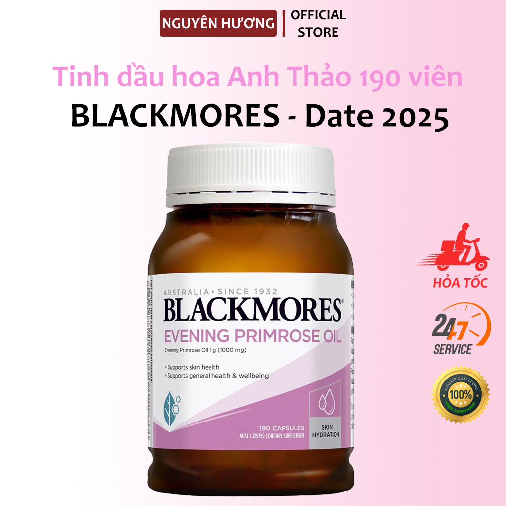 Tinh dầu hoa anh thảo Blackmores 190v