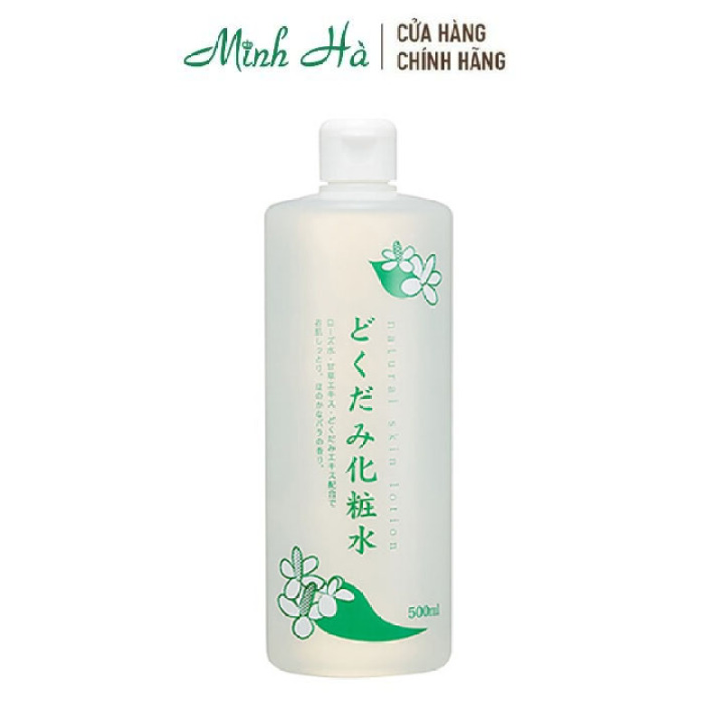 Nước hoa hồng diếp cá Natural Skin Lotion Nhật 500ml dành cho da dầu mụn