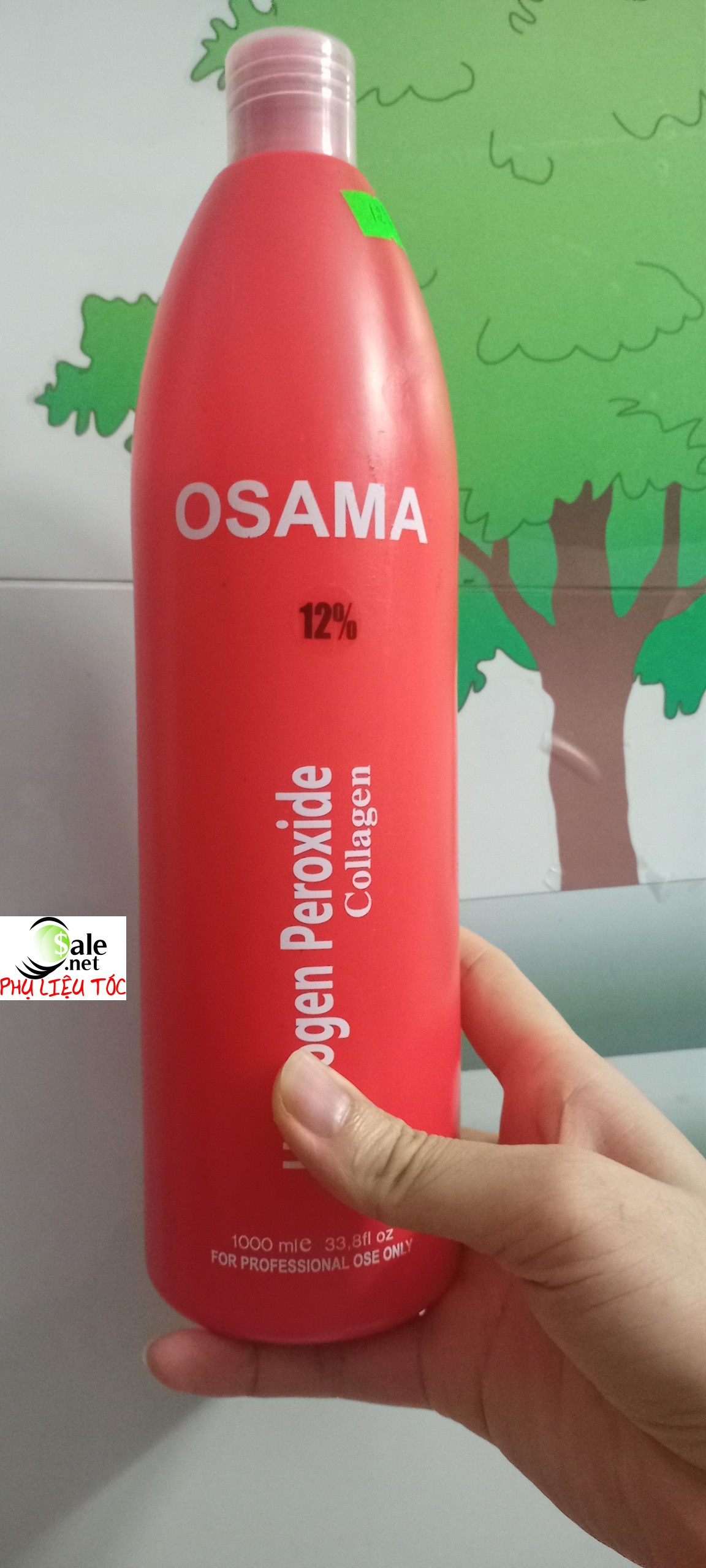 1000ml oxy trợ nhuộm cho tóc osama 6% 9% 12%