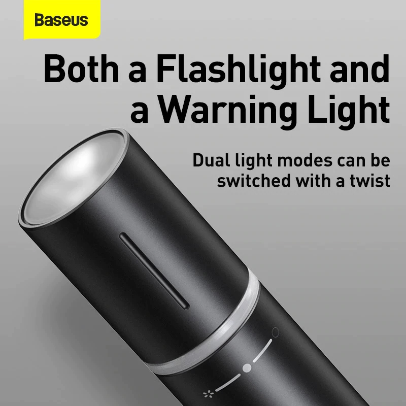 Đèn pin tích hợp búa phá cửa Baseus Savior Window Breaking Flashlight