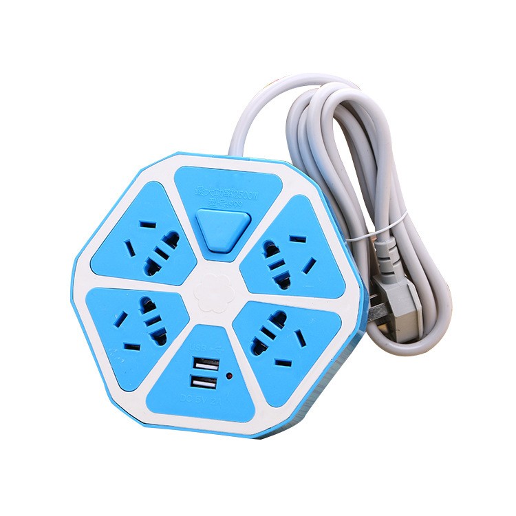 -4-hole dual USB plug female socket-4-port Cam + 2 USB ports switch-o r-o r