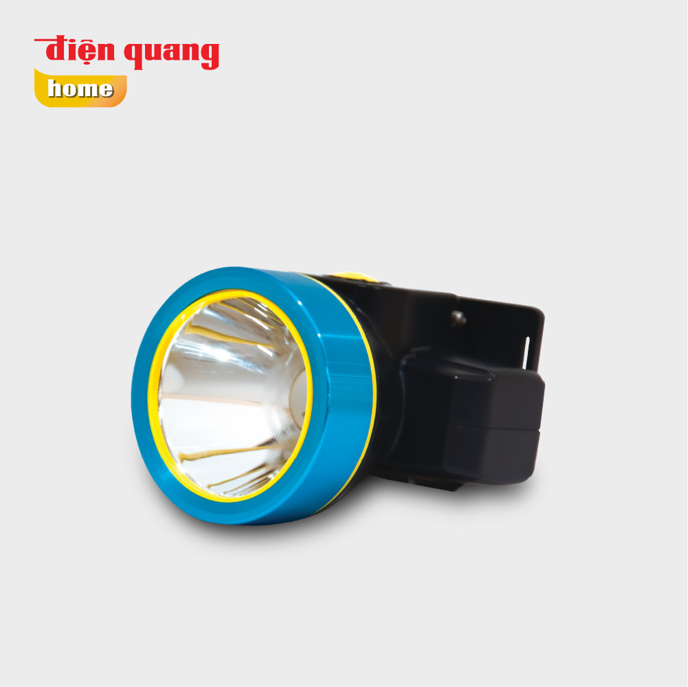 Đèn pin đội đầu Điện Quang ĐQ PFL15 R BLB WW ( Pin sạc Lithium, Đen – Xanh dương, 2.5W, warmwhite )