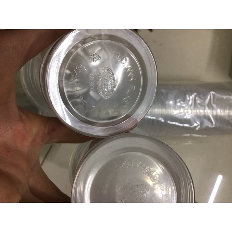 Cốc nhựa dùng 1 lần 500ml kèm nắp