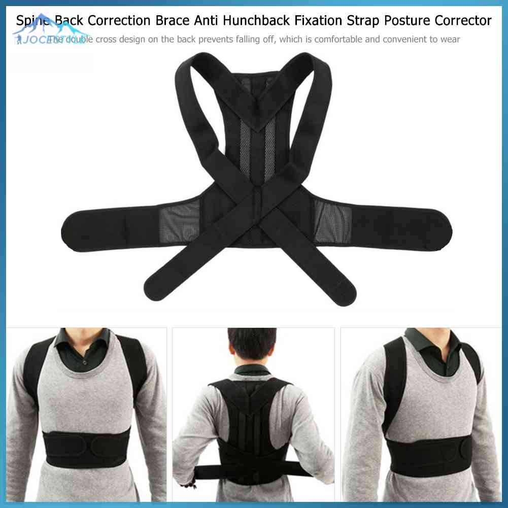 Spine Back Correction Brace Anti Hunchback Fixation Strap Posture Corrector-M/L/XL