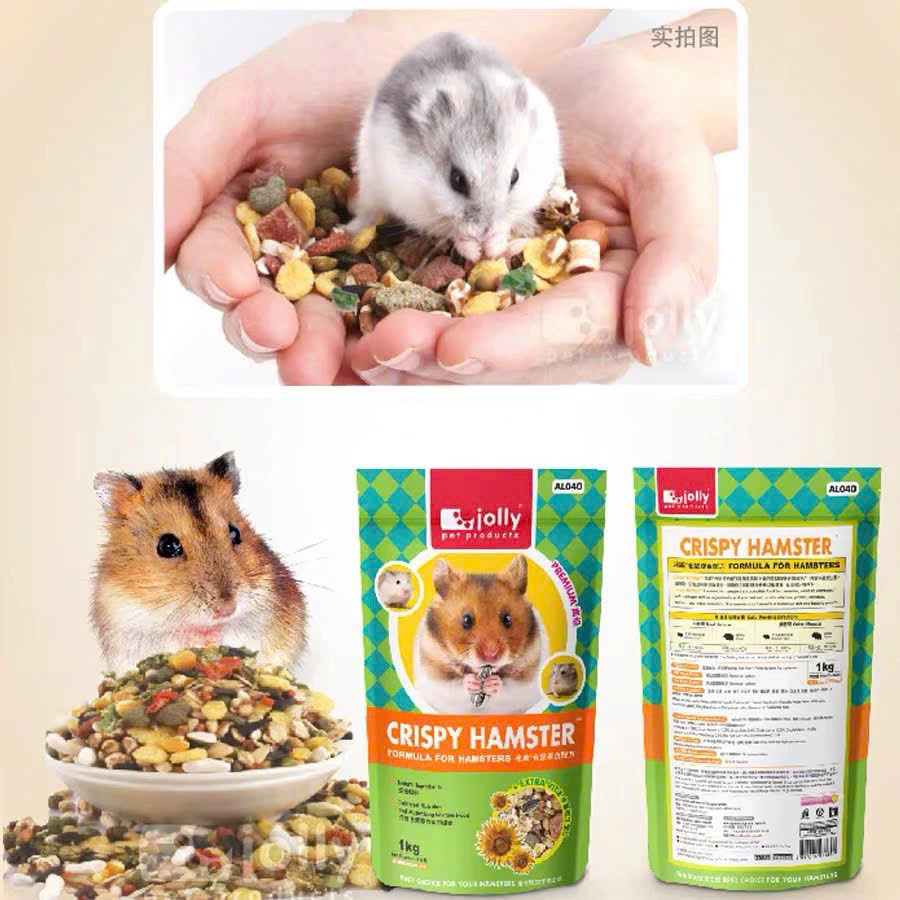 Thức ăn crispy 500gr và 1kg cho hamster (hạt giòn và nhiều hướng dương) - T3 PETS SHOP