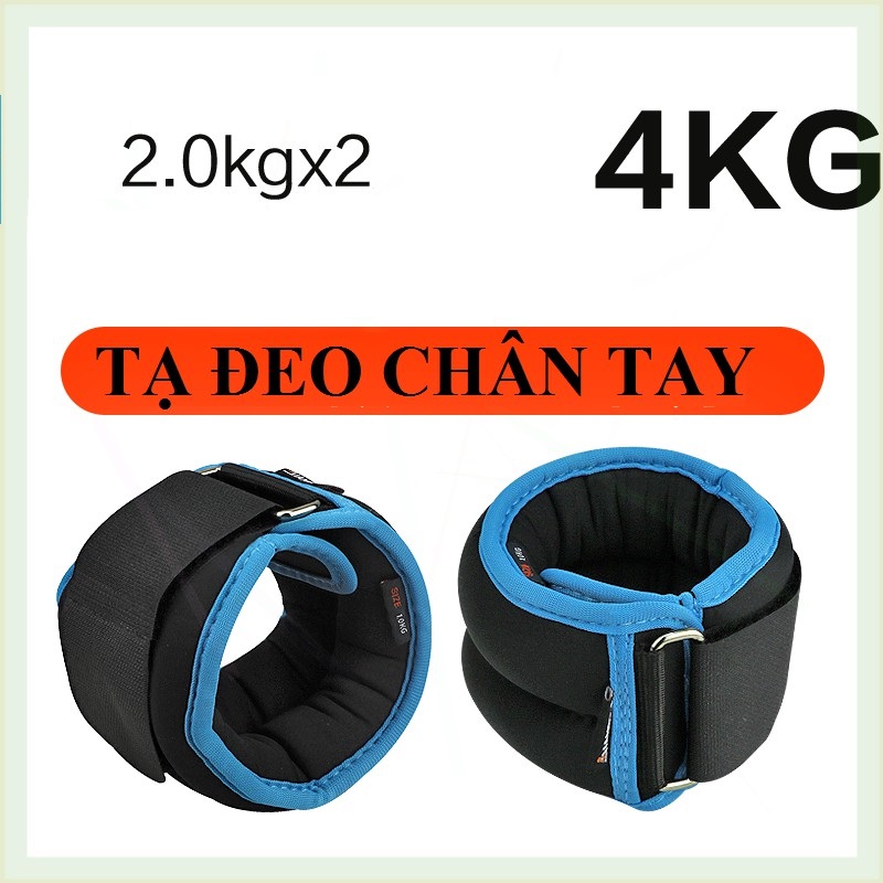 Tạ Thể Thao, Tạ Tay Chân 4kg/ 2 chiếc