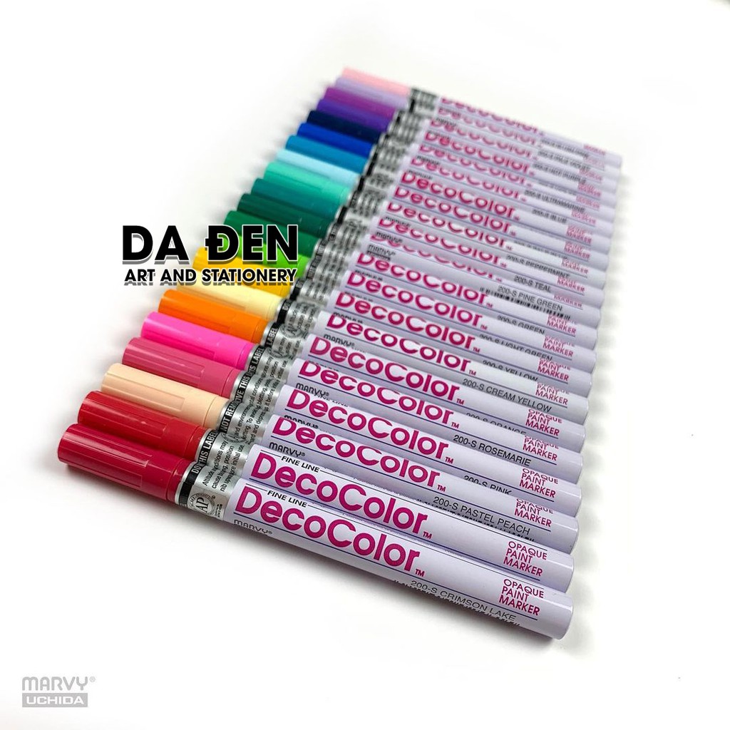 [HCM]Bút Sơn Marvy Uchida Deco Color Viết Trên Mọi Chất Liệu