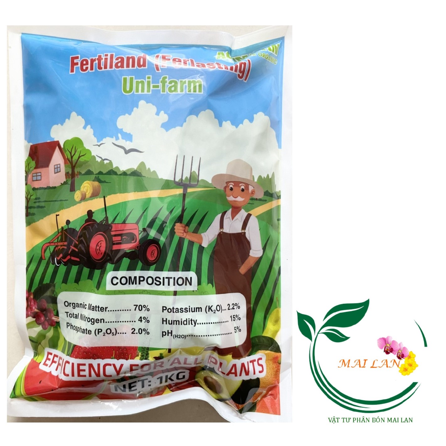Phân bón hữu cơ sinh học agrimartin - #045a# 1kg