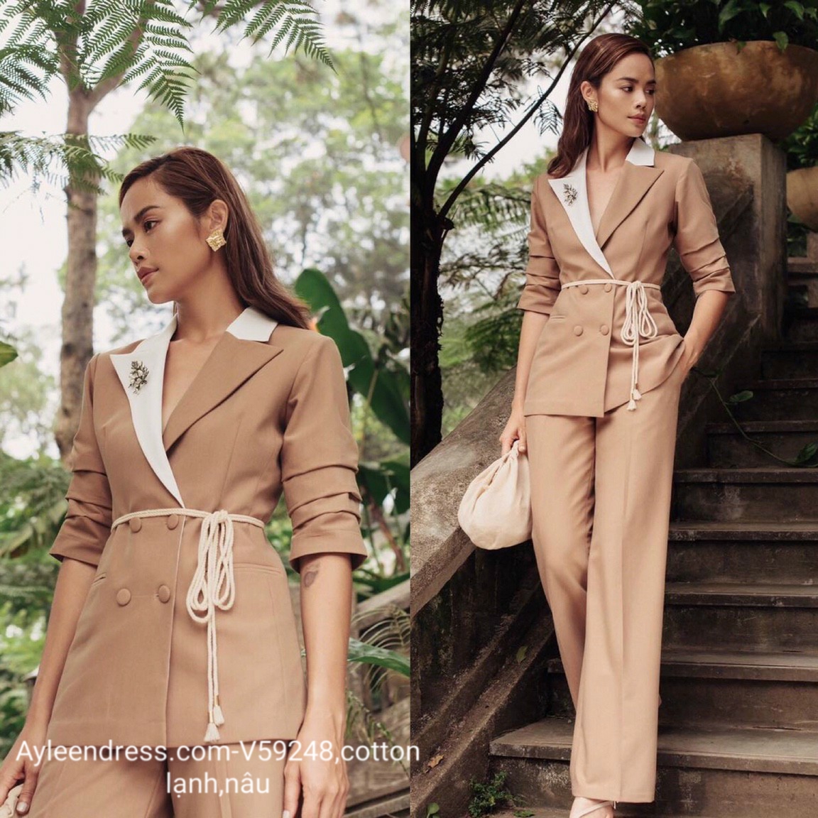 Vest doanh nhân 4 nút sang trọng