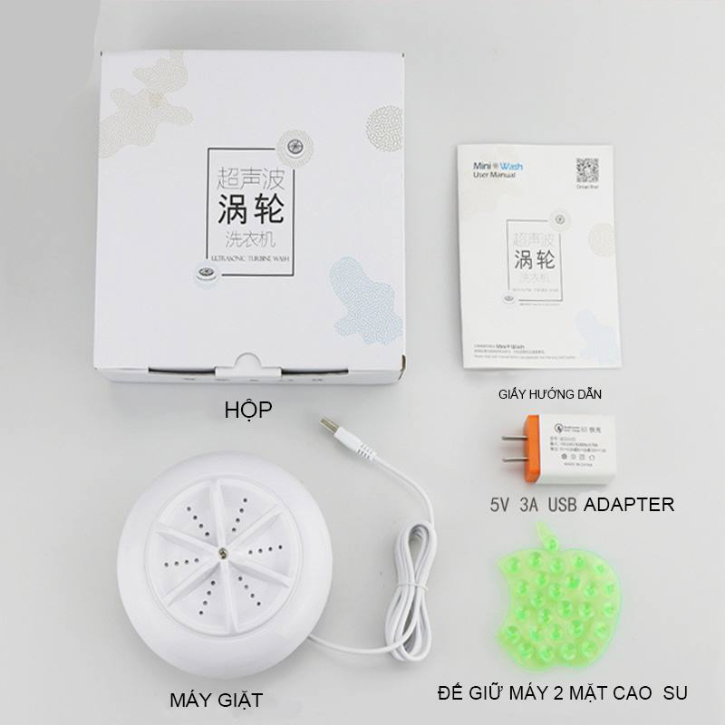 MÁY GIẶT MINI SÓNG ÂM CAO CẤP