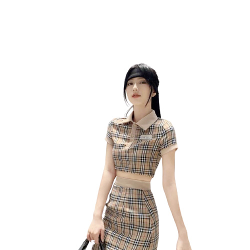 [HCM]Đầm nữ chân váy ca rô áo rời cổ sơ mi thời trang xuân hè sản phẩm mới Đ101