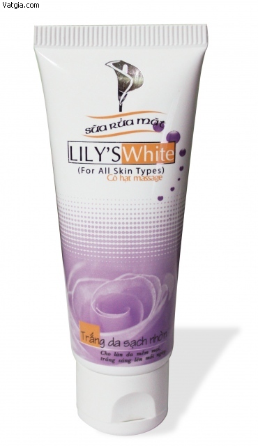 [HCM]Sữa rửa mặt lily’s white cleanser trắng da sạch nhờn
