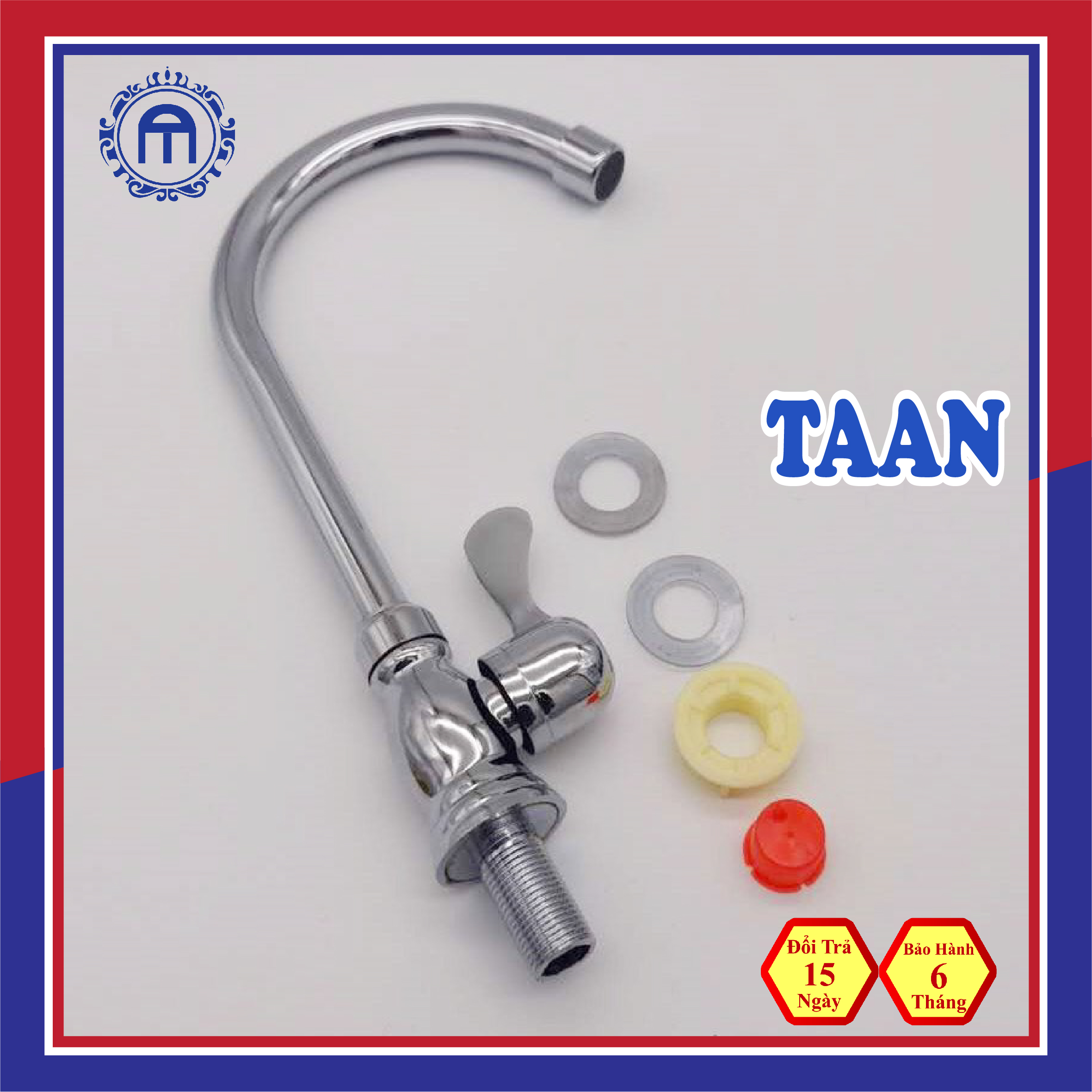 Vòi rửa bát vòi nước bồn rửa chén tăng áp TAAN VR02