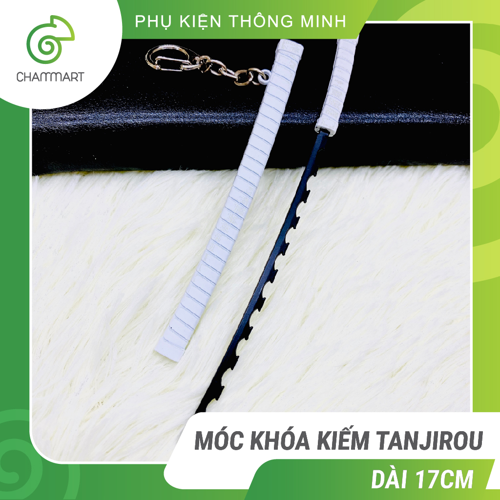 Móc khóa kiếm Tanjirou anime Kimetsu No Yaiba không gỉ thanh gươm diệt quỷ mô hình 17cm anime Kimetsu No Yaiba