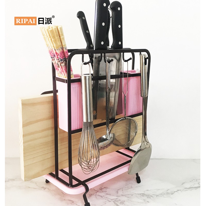 Giá Cắm Dao Thớt Sơn Tĩnh Điện Cao Cấp Ripai