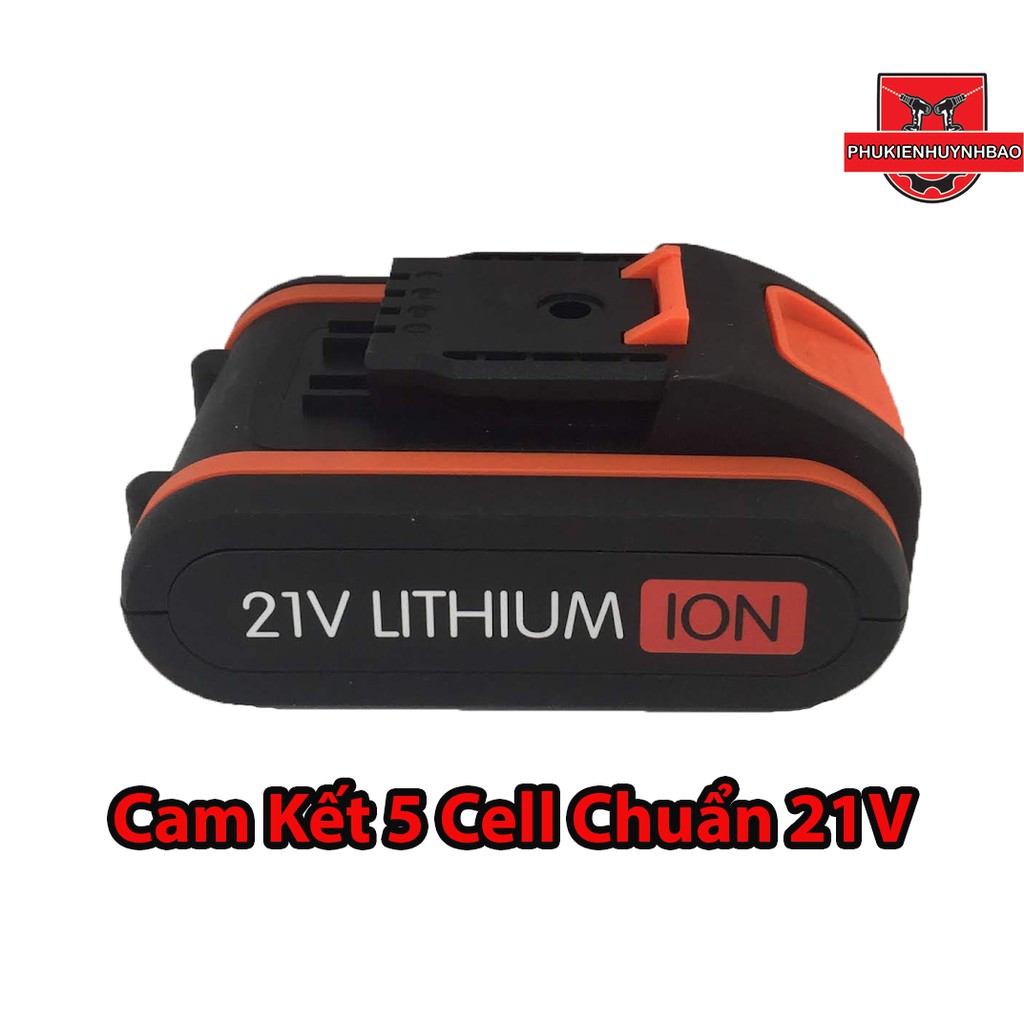Pin 21v máy khoan voto đời 2019 chân 18mm
