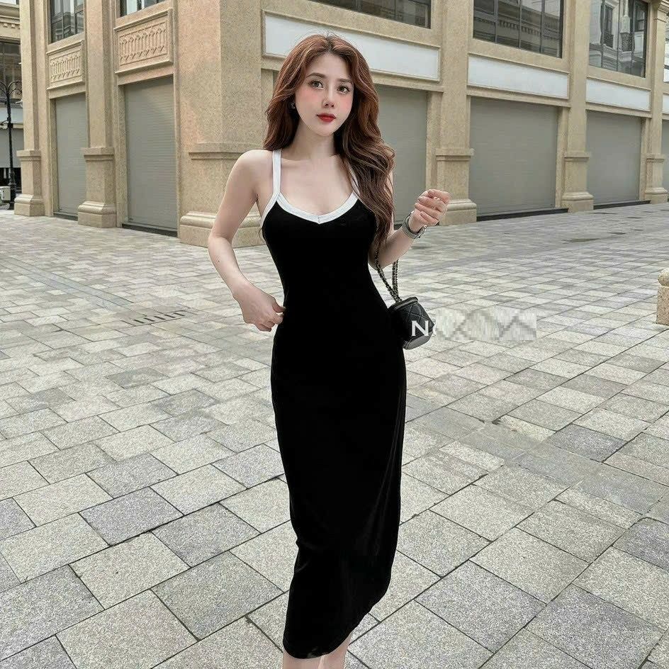 Đầm Ba Lỗ Dáng Dài
