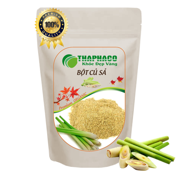 Bột Sả Nguyên Chất Sấy Khô THAPHACO ( Gói Nhỏ 100Gram ) - Bột Gia Vị Cao Cấp - Bột Gia Vị Việt Nam