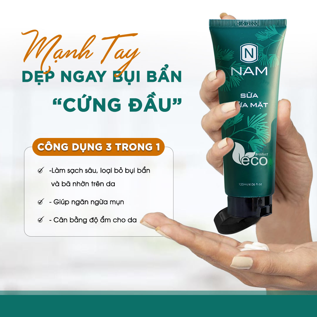 Combo Sạch Mụn Thâm Dưỡng Da Sáng Mịn NAM